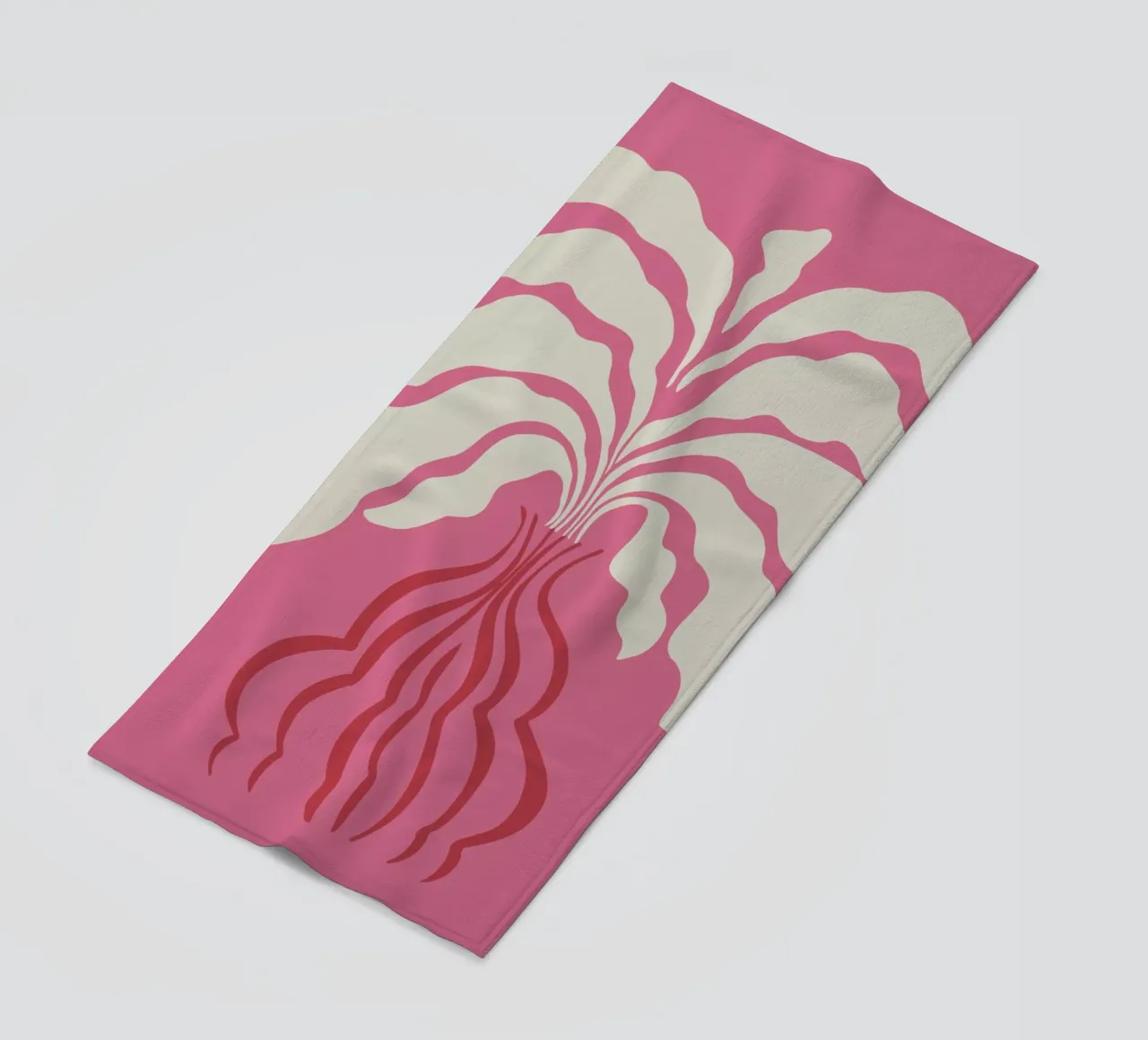 Minimal leaf and vase telo mare da Miho Art Studio