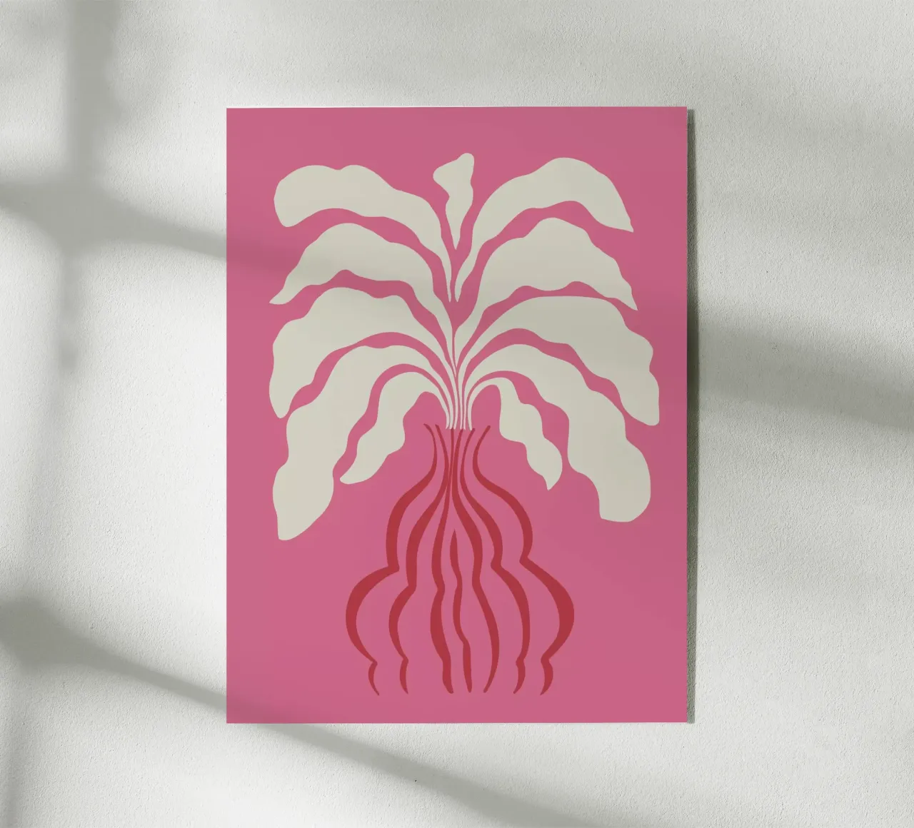 Minimal leaf and vase plexiglass da Miho Art Studio