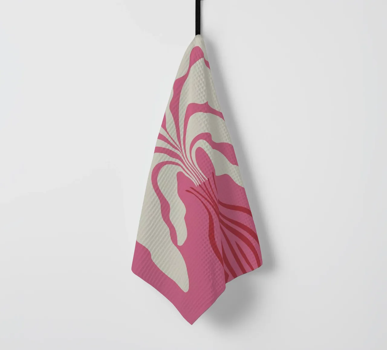 Minimal leaf and vase canovaccio da cucina da Miho Art Studio