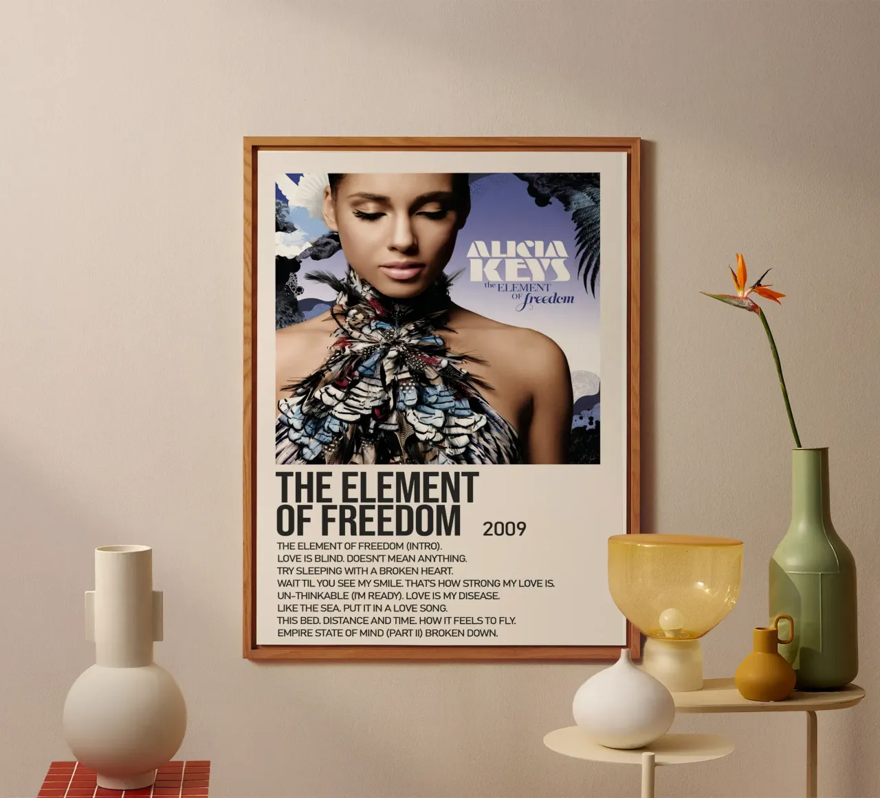 Alicia Keys The Element Of Freedom Tracklists pannello forex da Banda Neira