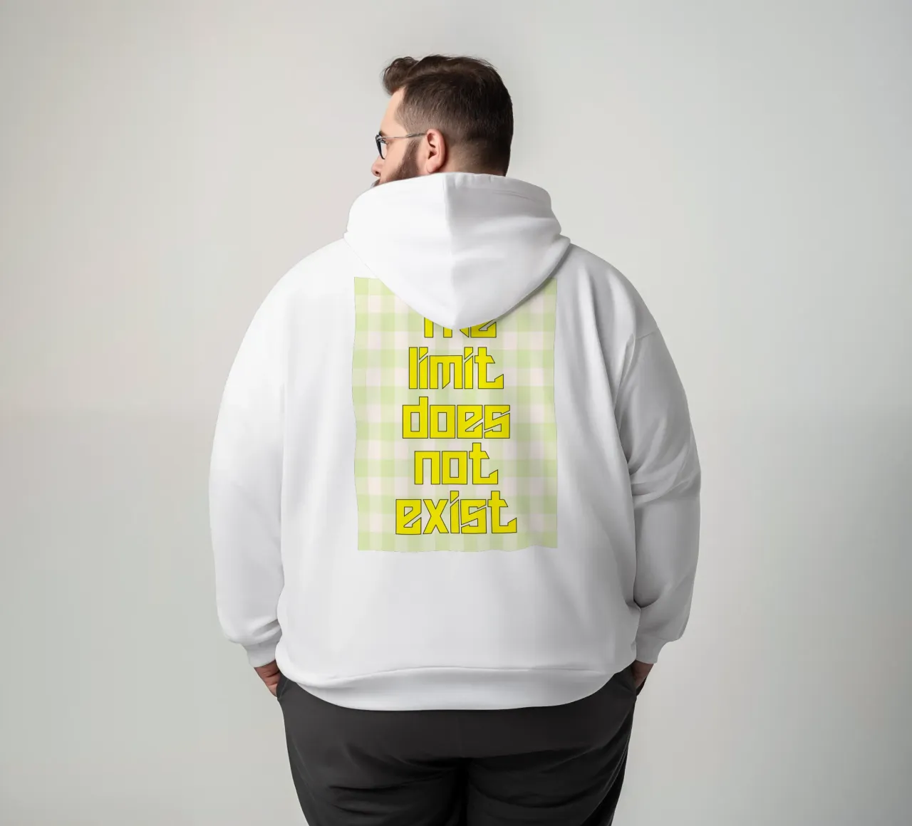 Il limite non esiste felpa con cappuccio da kaiyadunk