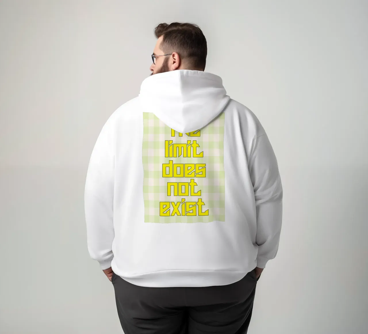 Il limite non esiste felpa con cappuccio da kaiyadunk