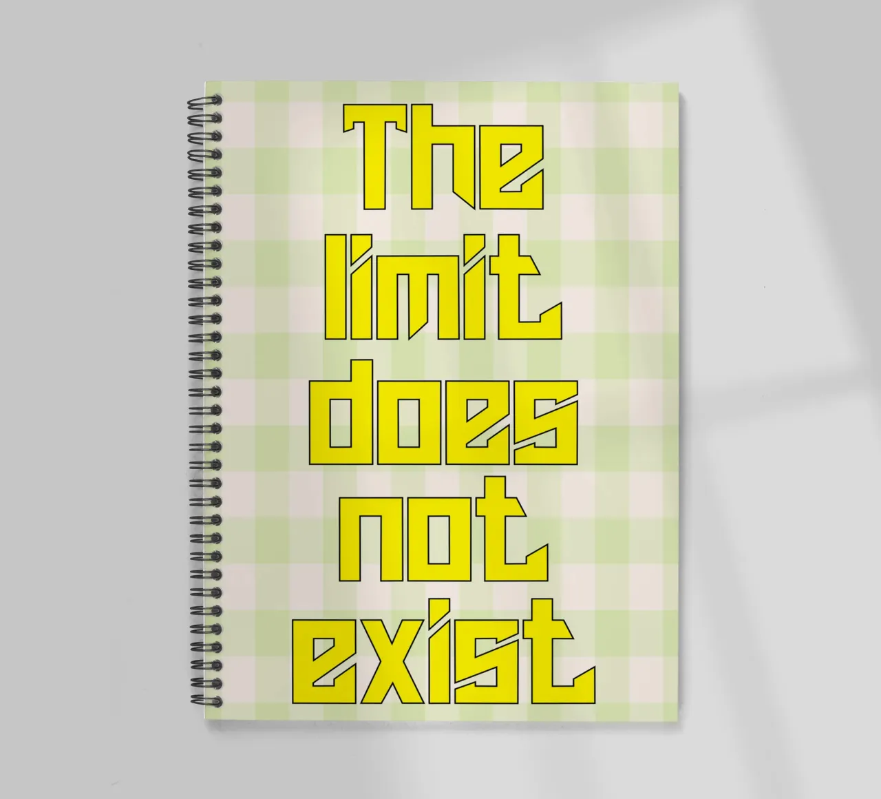 The Limit Does Not Exist spiral notebook by kaiyadunk