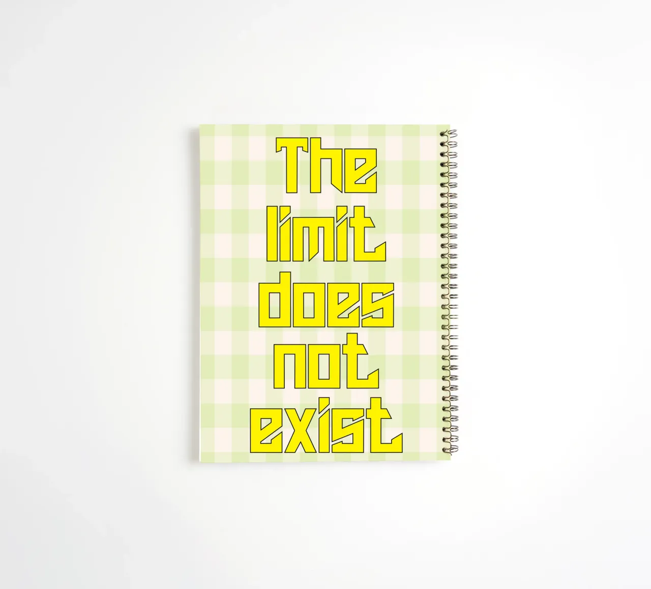 The Limit Does Not Exist spiral notebook by kaiyadunk