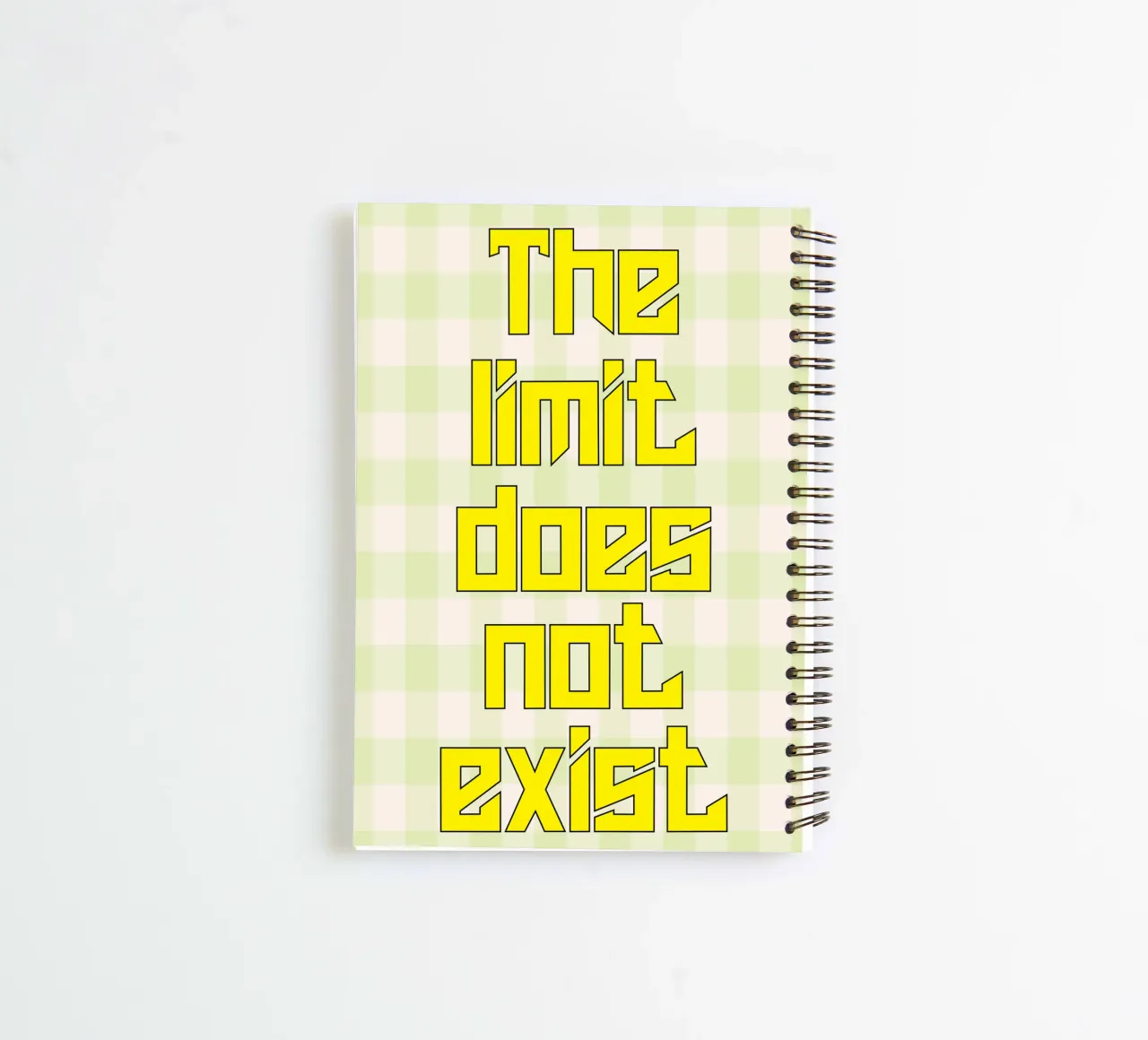 The Limit Does Not Exist spiral notebook by kaiyadunk