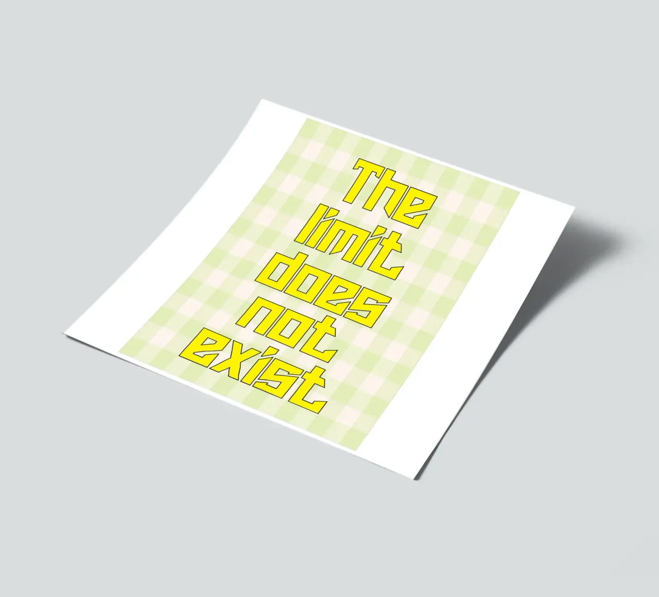 The Limit Does Not Exist sticker sheet by kaiyadunk