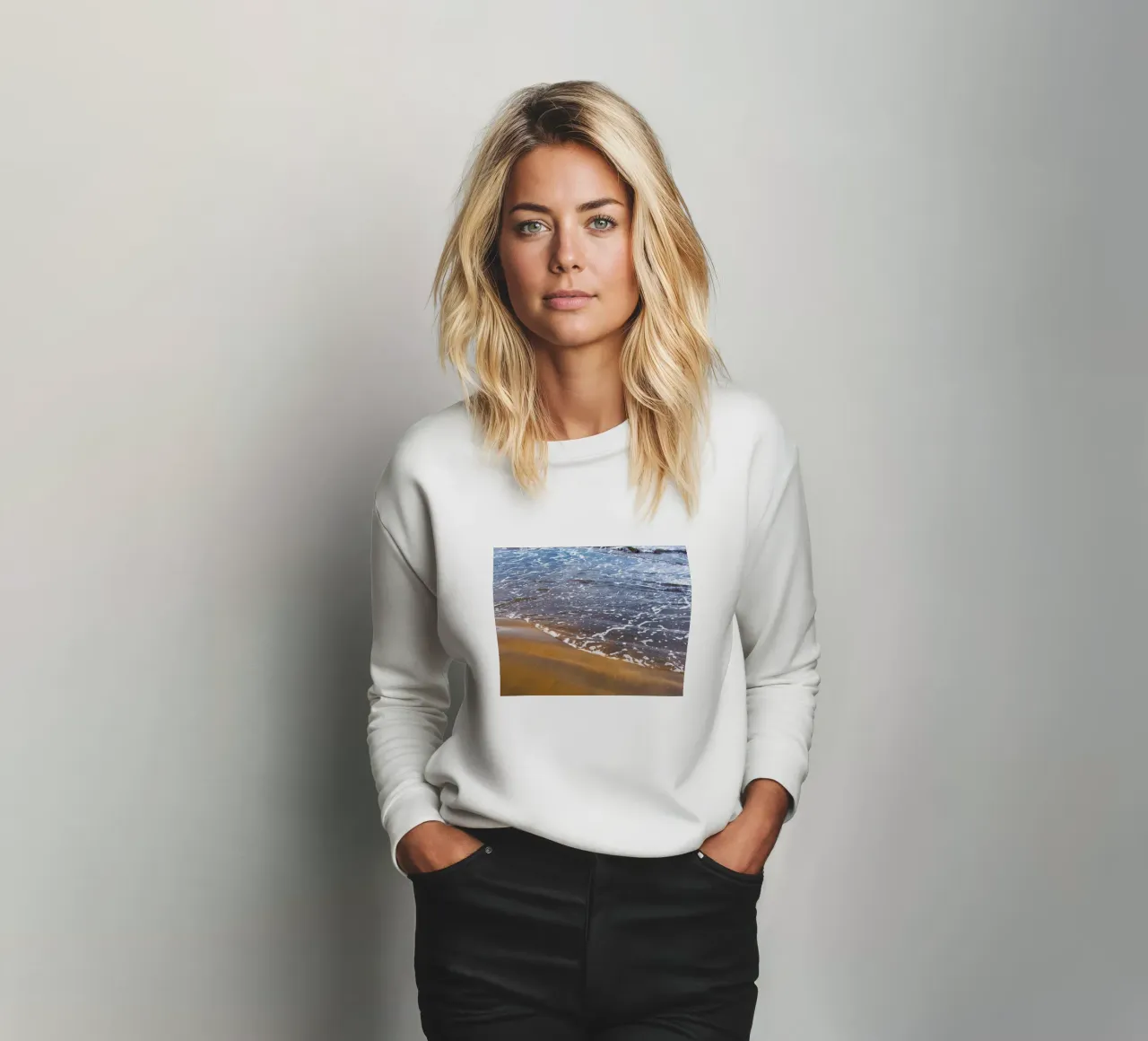 Spiaggia dorata felpa da Romy Mueller Waterworld