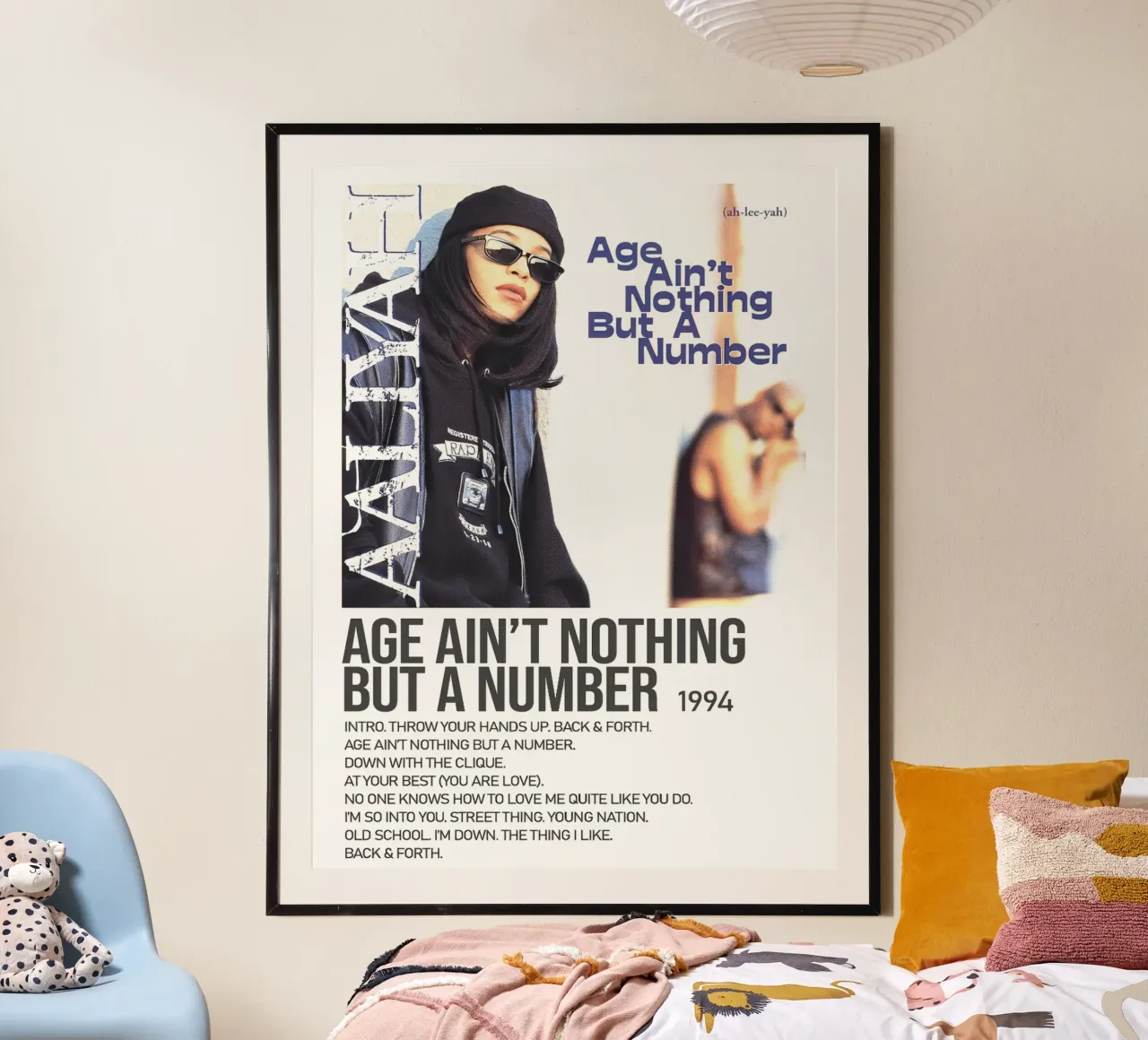 Aaliyah Age Ain't Nothing But A Number Tracklists carta hahnemühle da Banda Neira