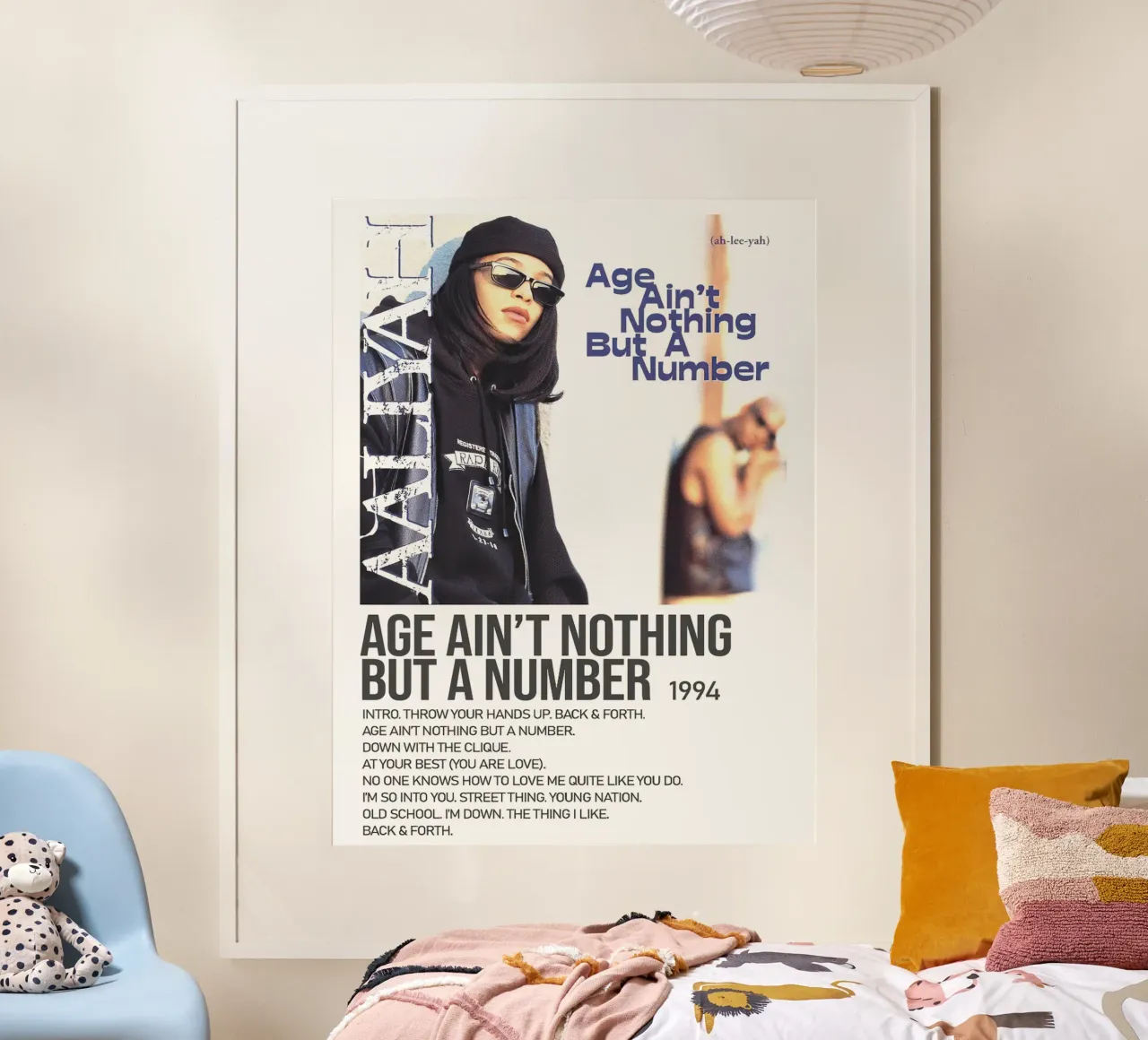 Aaliyah Age Ain't Nothing But A Number Tracklists carta hahnemühle da Banda Neira