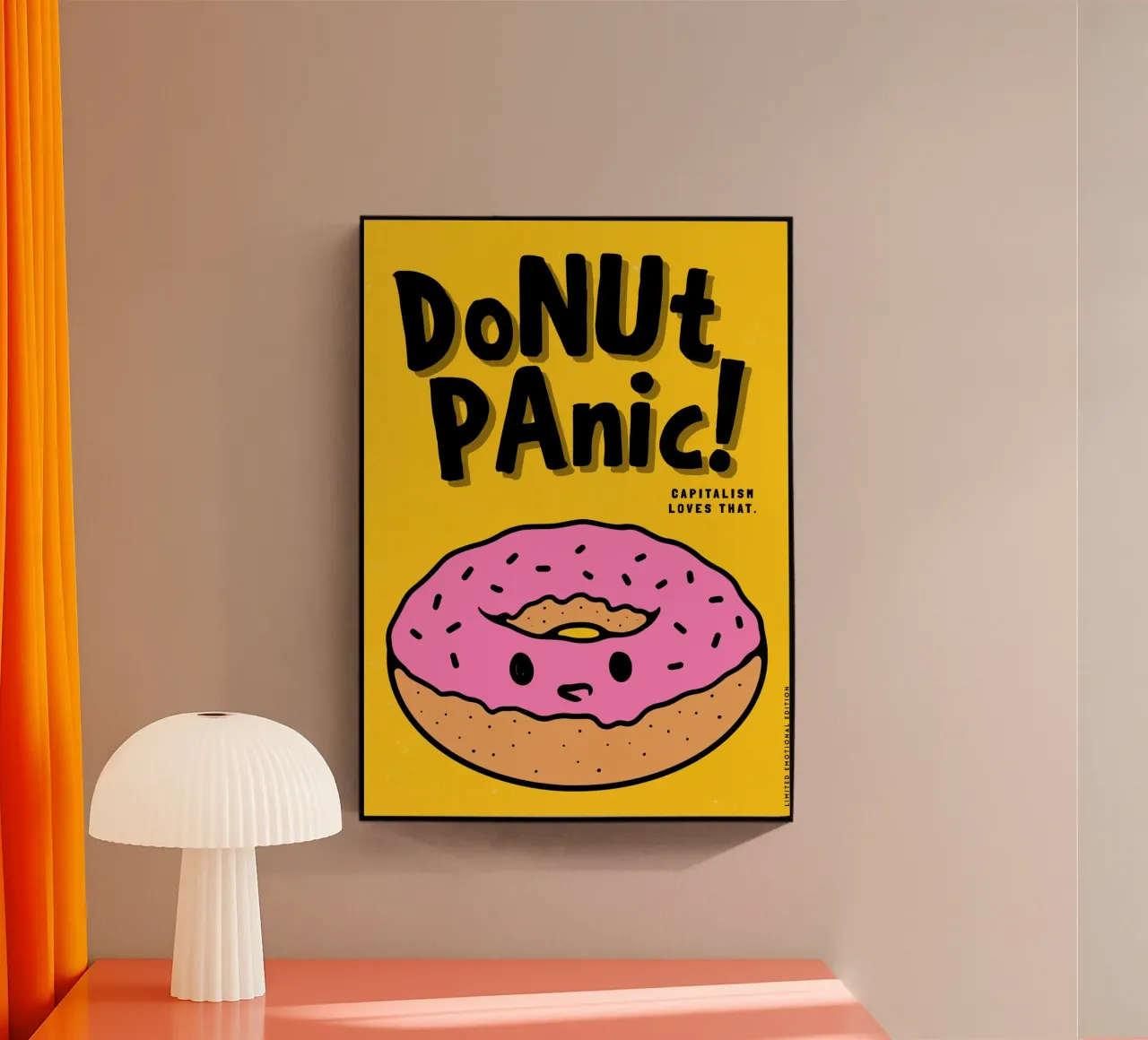 Donut Panic! plexiglass da PurePeachArt