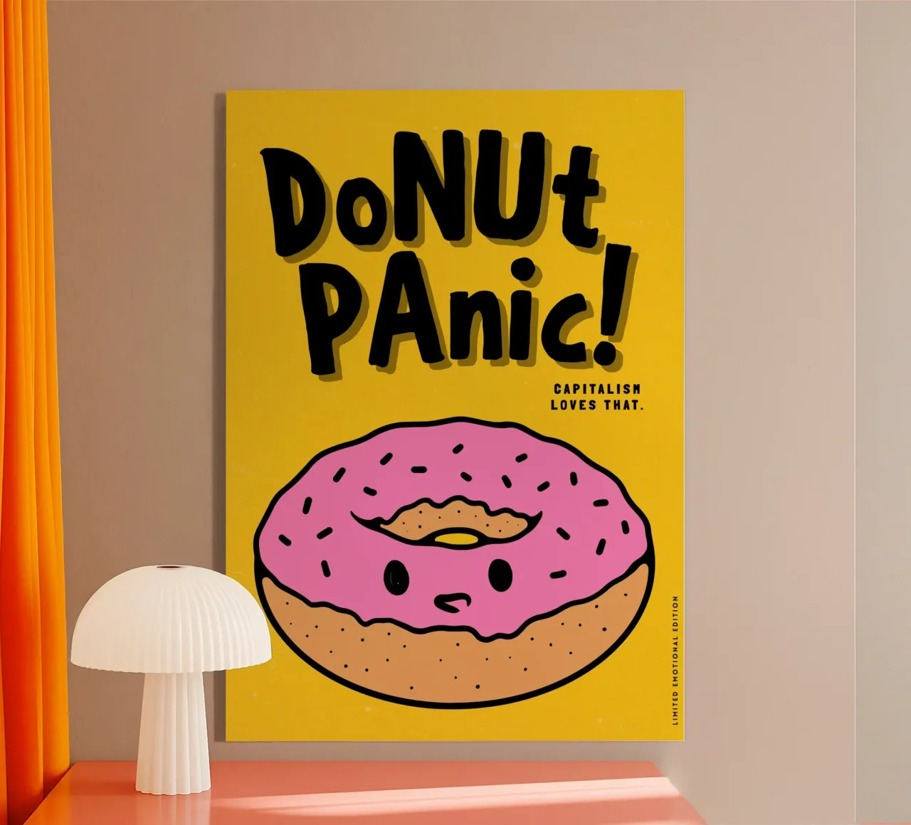 Donut Panic! plexiglass da PurePeachArt