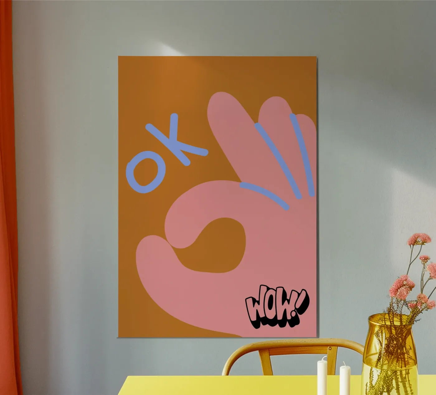 OK. Wow. poster da PurePeachArt