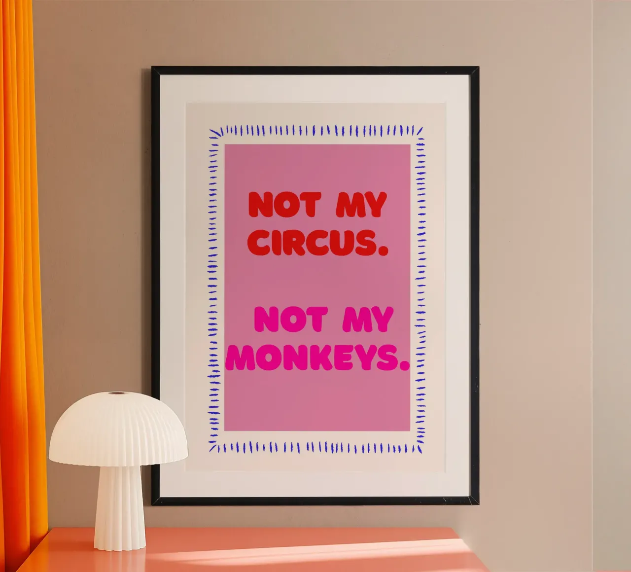 Not my business. Not my monkeys. carta hahnemühle da artxpainting