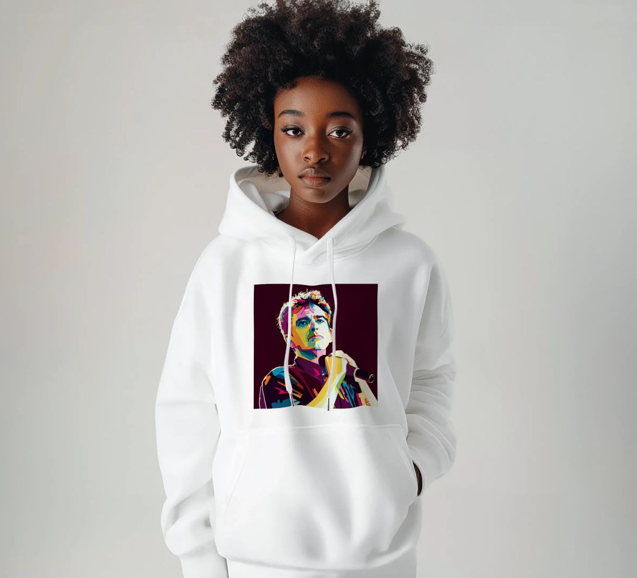 Peter Gabriel WPAP Popart felpa con cappuccio da KP Artwork