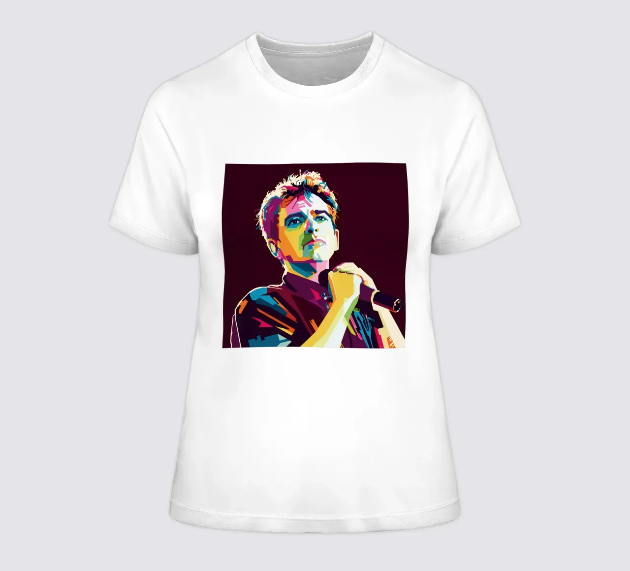 Peter Gabriel WPAP Popart t-shirt da donna da KP Artwork