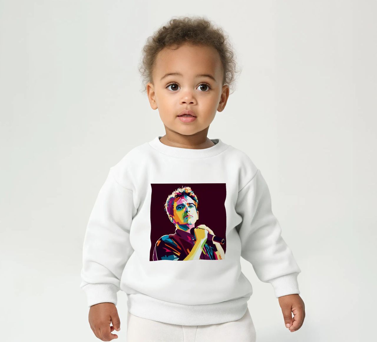 Peter Gabriel WPAP Popart felpa neonato da KP Artwork