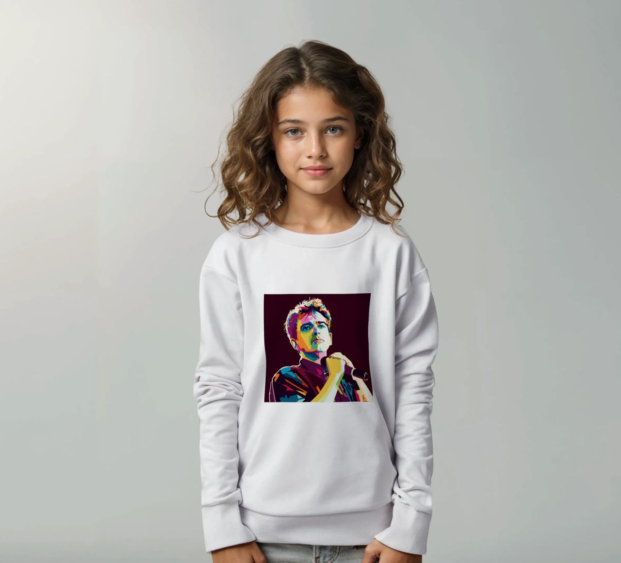 Peter Gabriel WPAP Popart felpa bambino da KP Artwork
