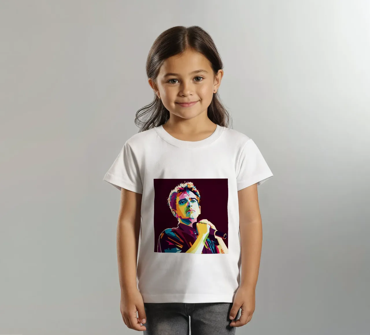Peter Gabriel WPAP Popart t-shirt bambini da KP Artwork