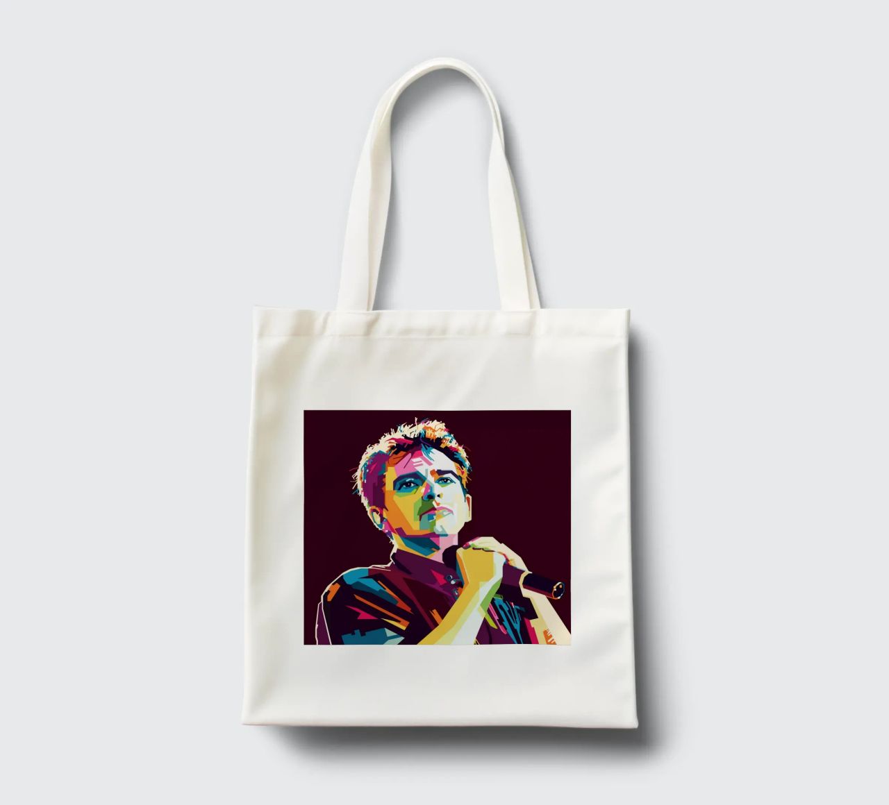 Peter Gabriel WPAP Popart borsa in juta da KP Artwork