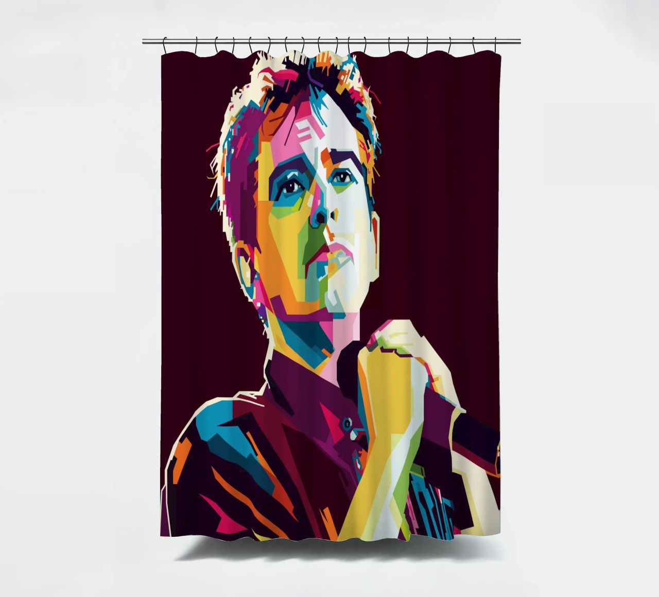 Peter Gabriel WPAP Popart tenda da doccia da KP Artwork
