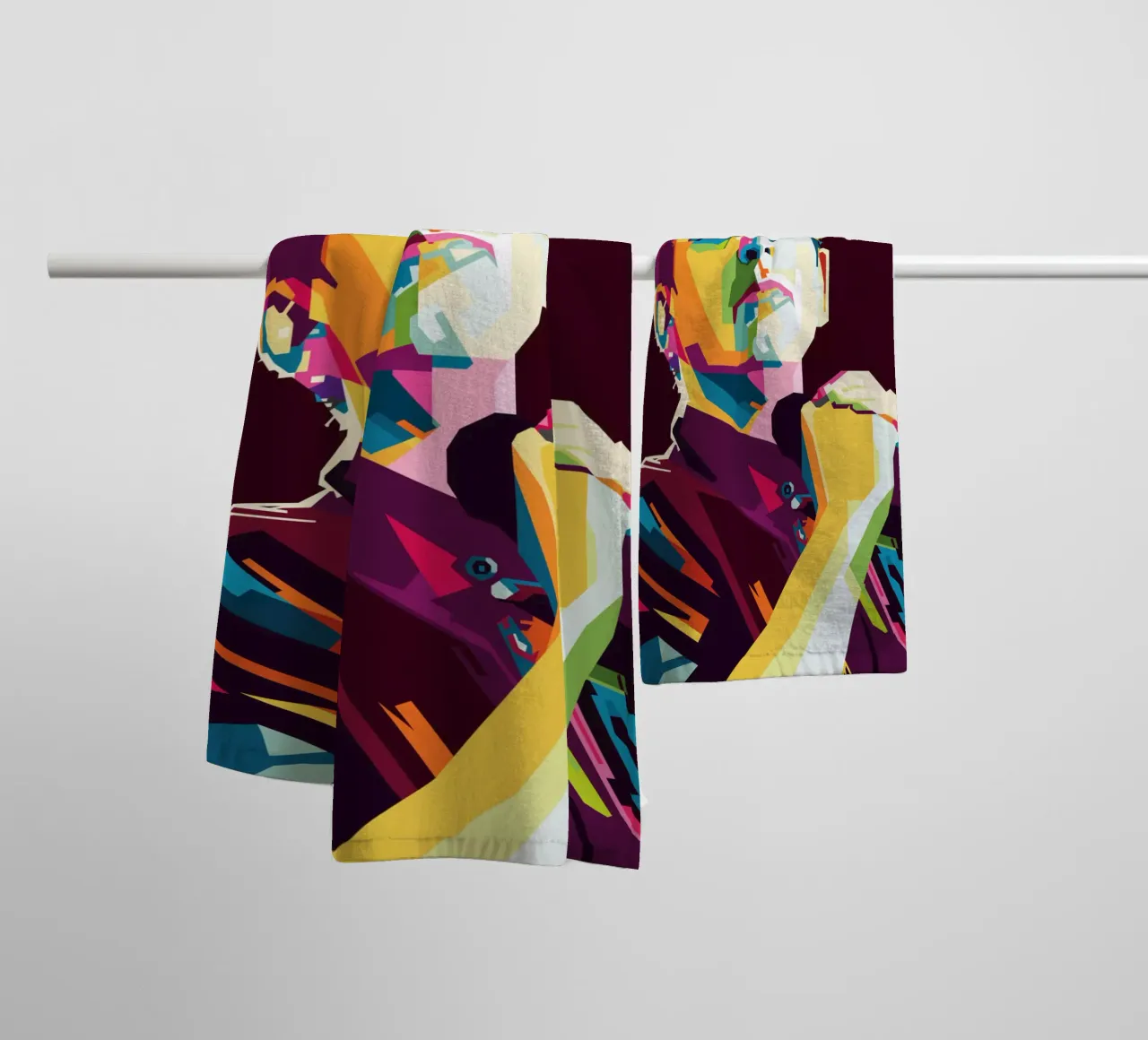 Peter Gabriel WPAP Popart asciugamano da bagno da KP Artwork