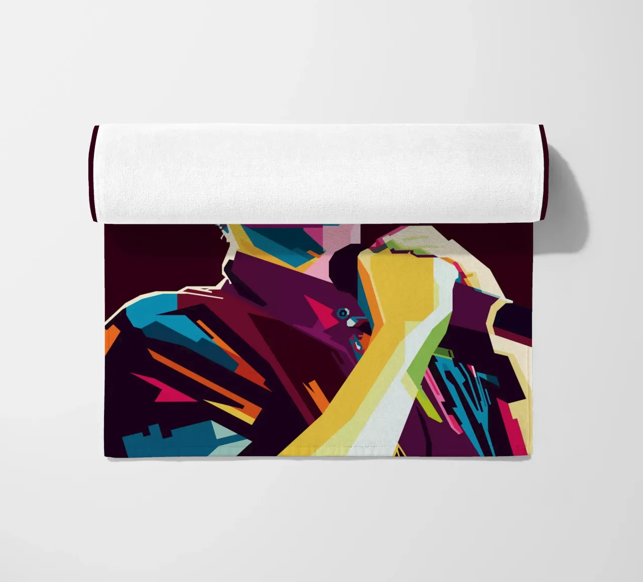 Peter Gabriel WPAP Popart Strandtuch von KP Artwork