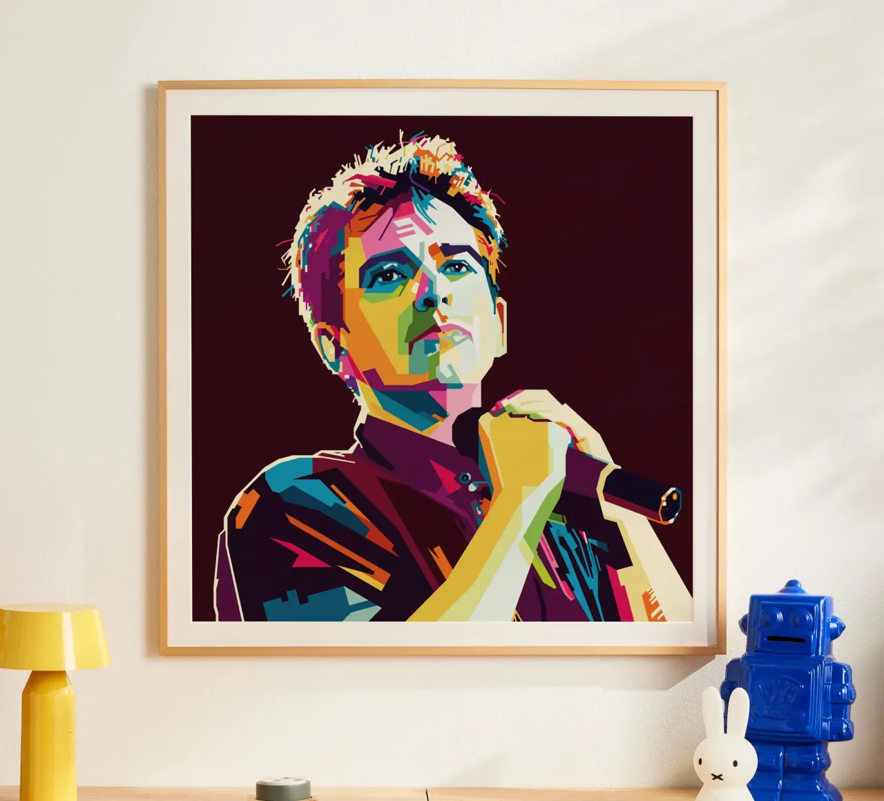 Peter Gabriel WPAP Popart poster da KP Artwork