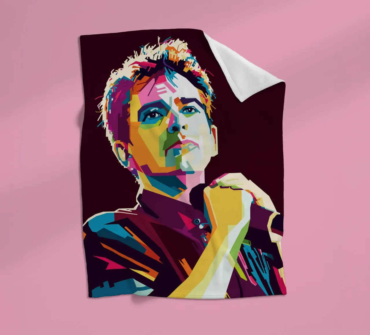 Peter Gabriel WPAP Popart coperta in pile da KP Artwork