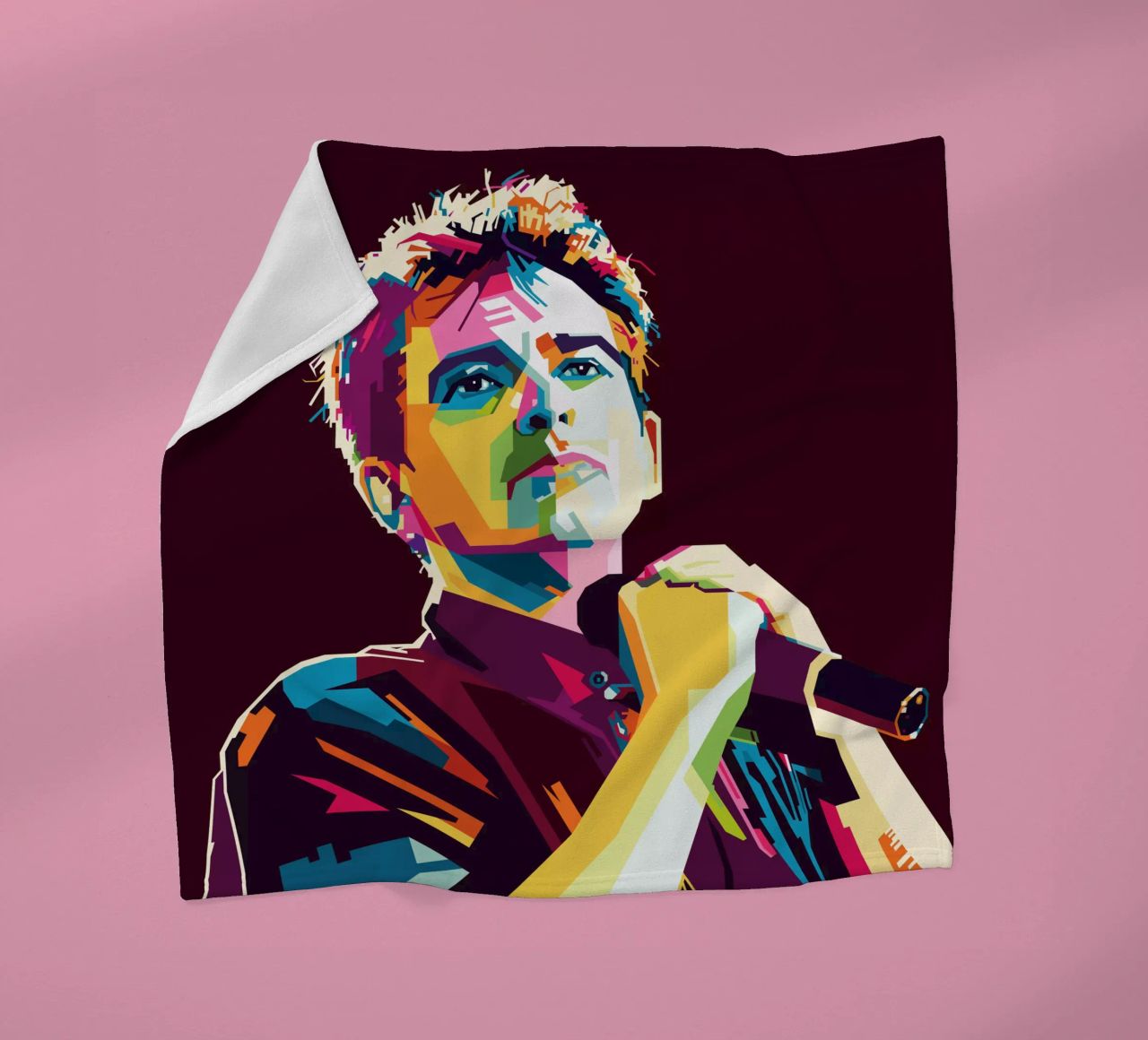 Peter Gabriel WPAP Popart coperta in pile da KP Artwork