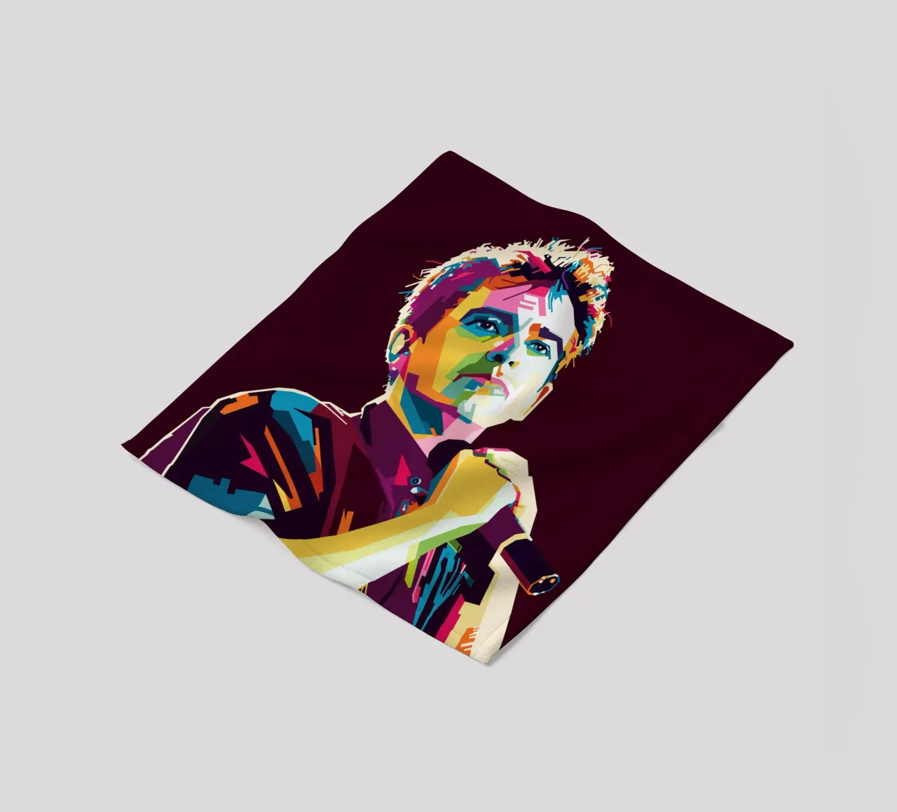 Peter Gabriel WPAP Popart coperta in pile da KP Artwork