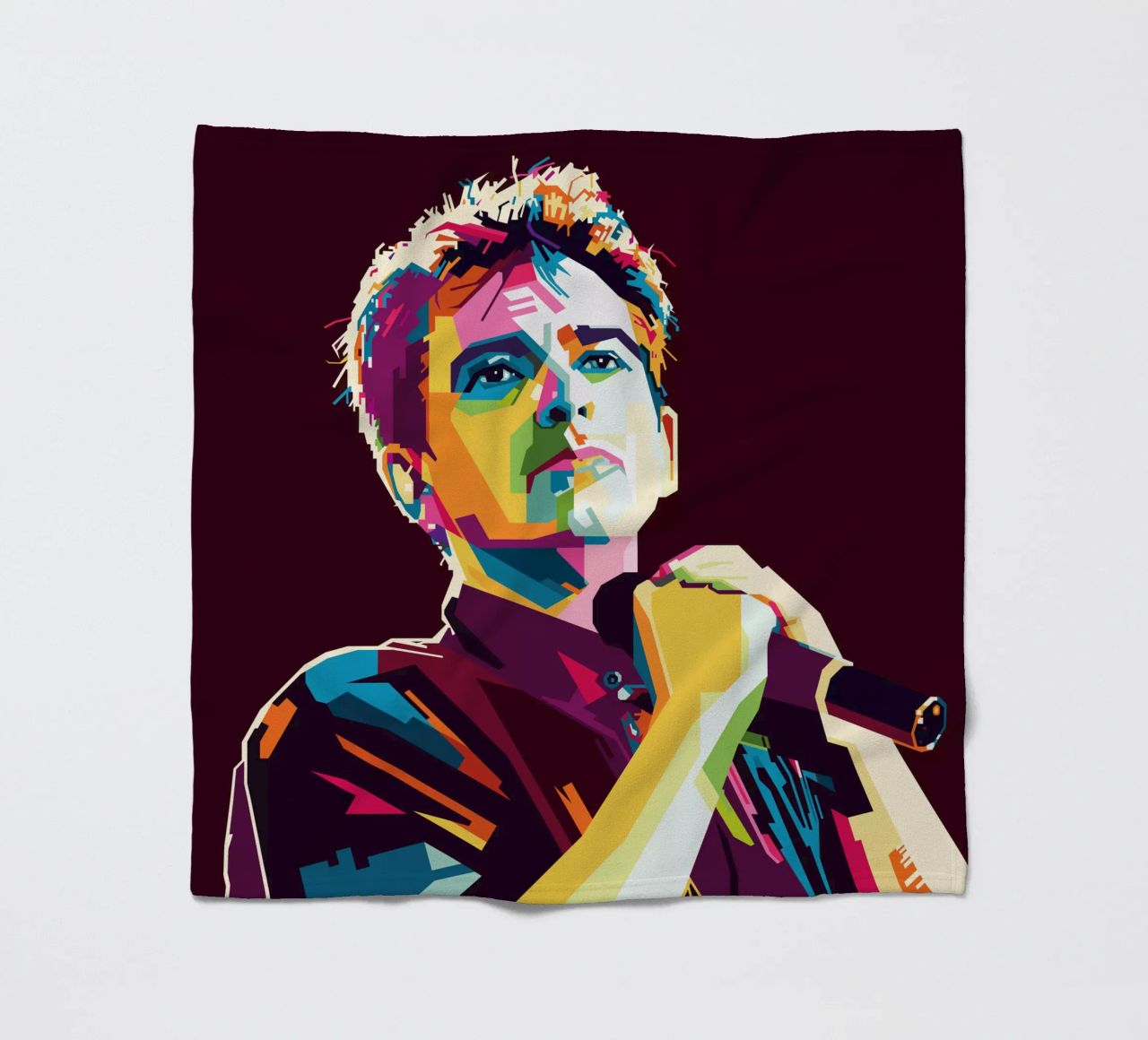 Peter Gabriel WPAP Popart coperta in pile da KP Artwork