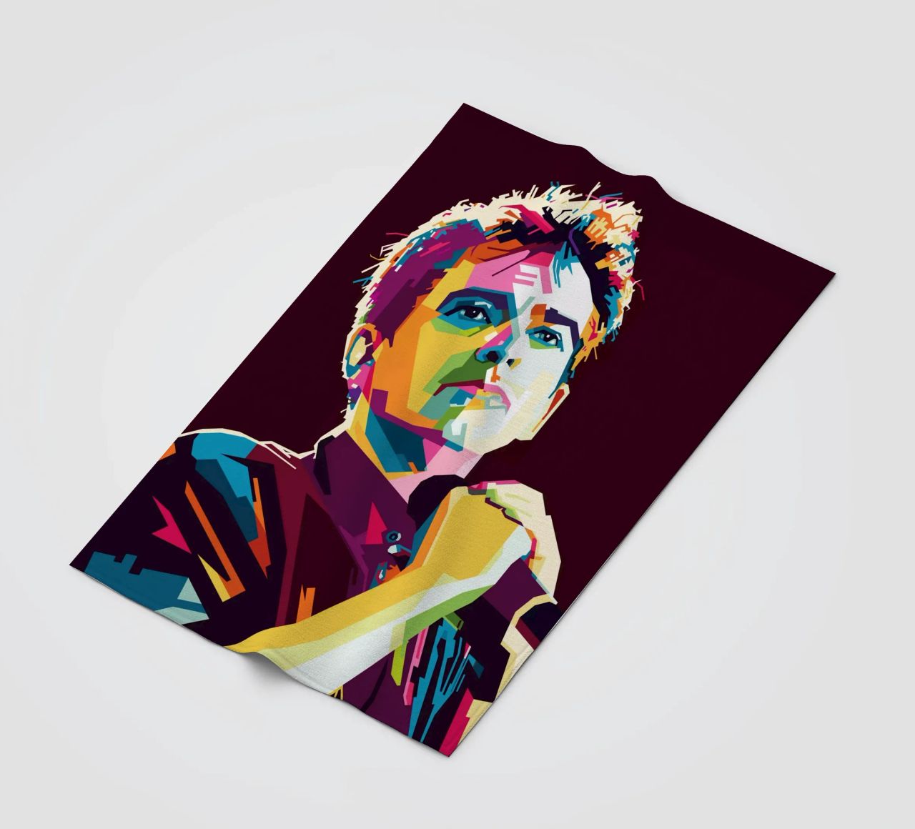 Peter Gabriel WPAP Popart coperta in pile da KP Artwork