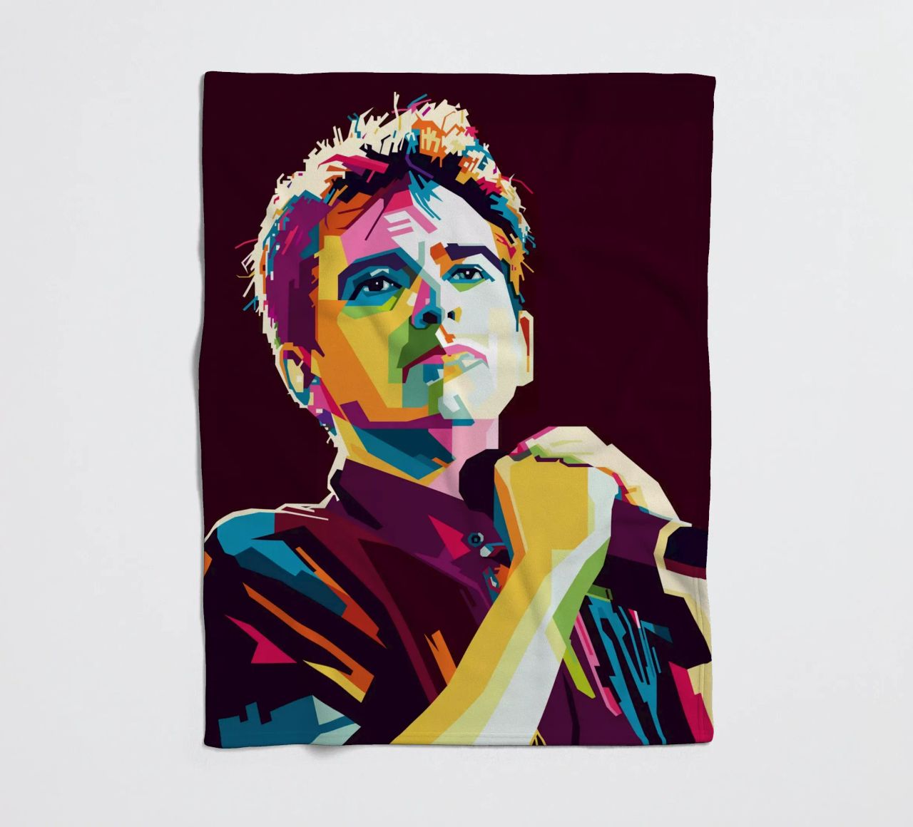 Peter Gabriel WPAP Popart coperta in pile da KP Artwork