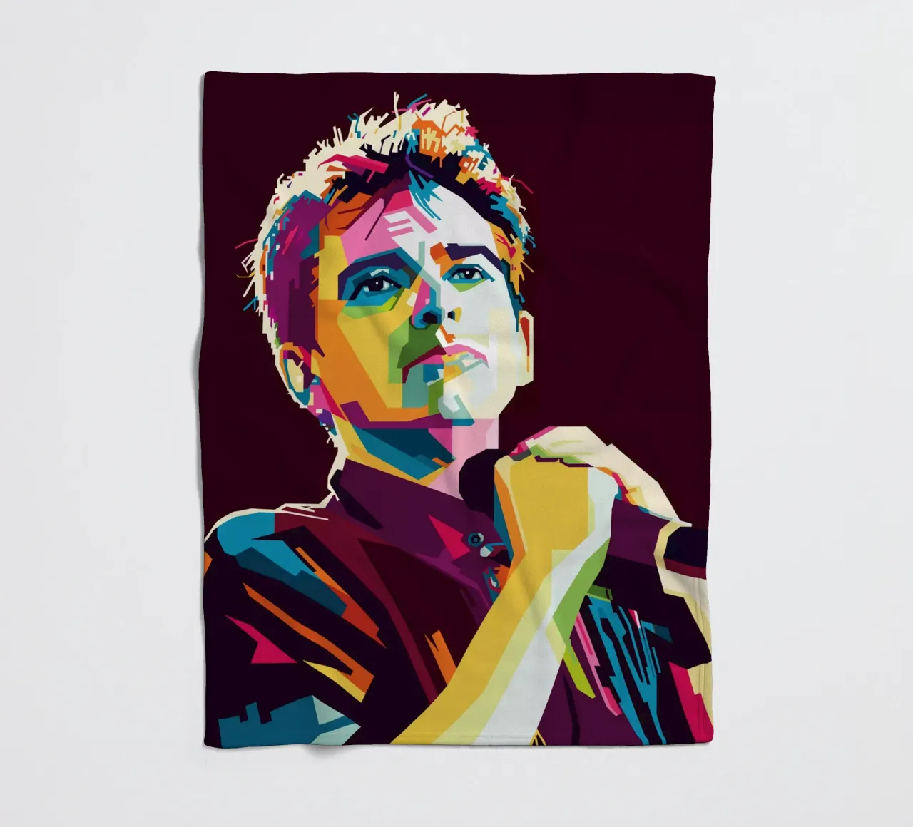 Peter Gabriel WPAP Popart coperta in pile da KP Artwork