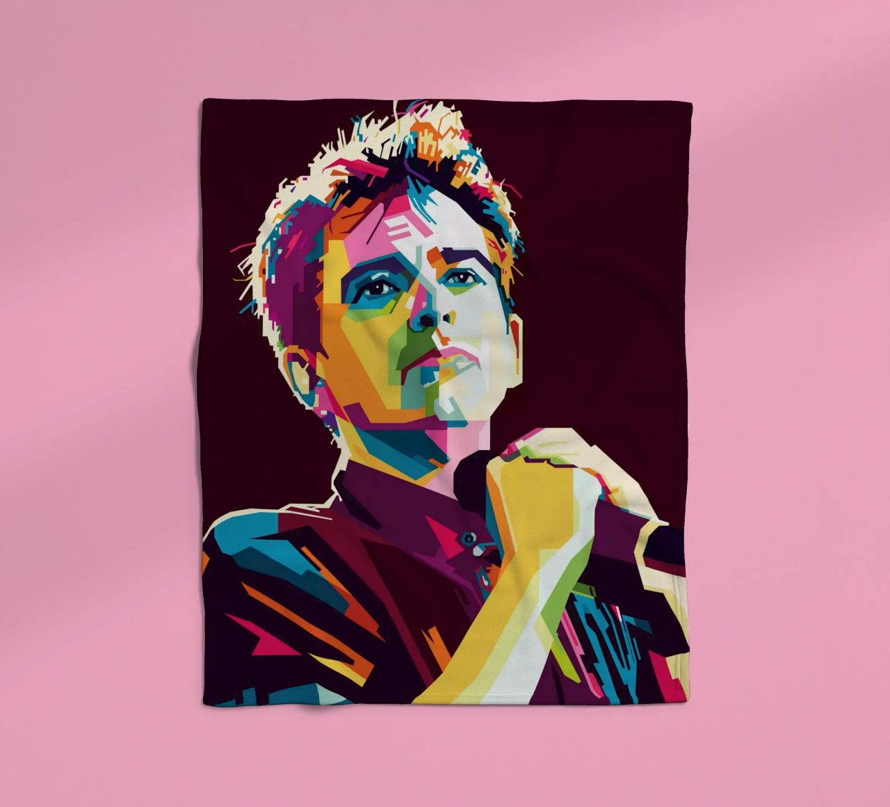 Peter Gabriel WPAP Popart coperta in pile da KP Artwork