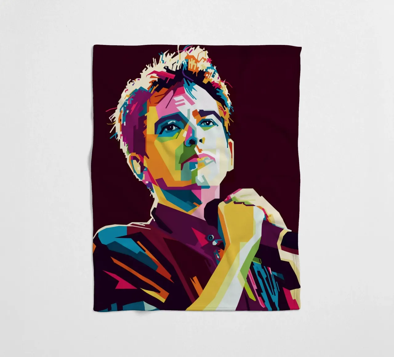 Peter Gabriel WPAP Popart coperta in pile da KP Artwork