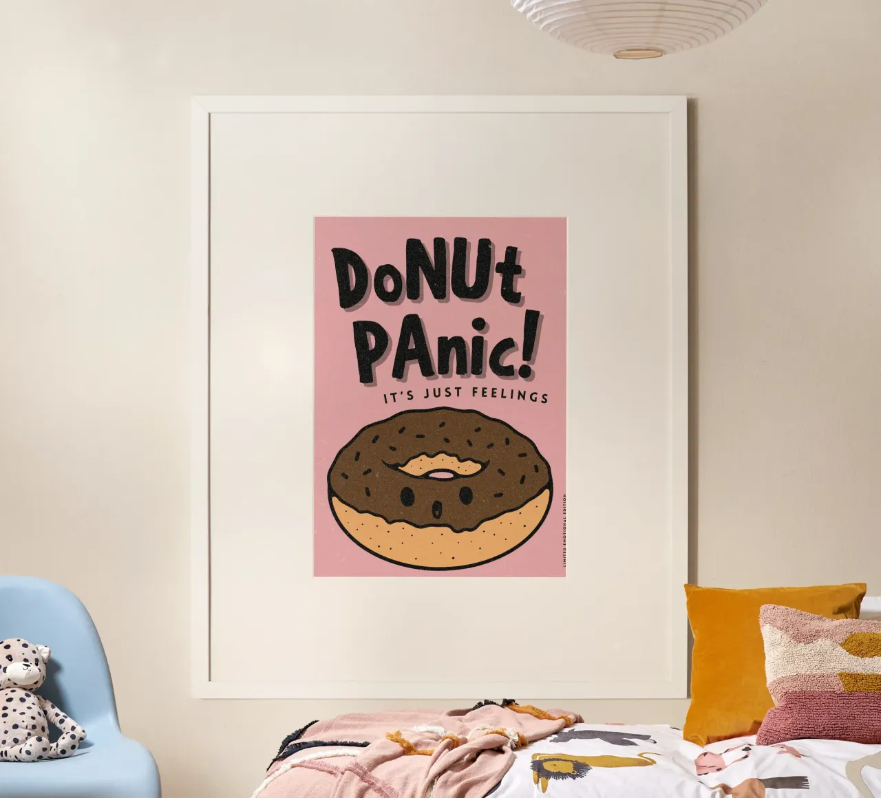 Donut Panic! poster van PurePeachArt