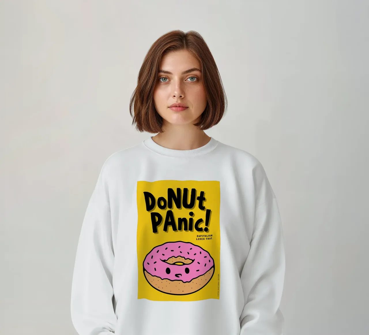 Donut Panic! felpa da PurePeachArt