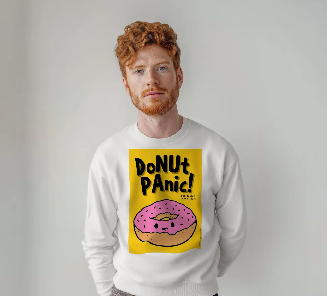 Donut Panic! felpa da PurePeachArt