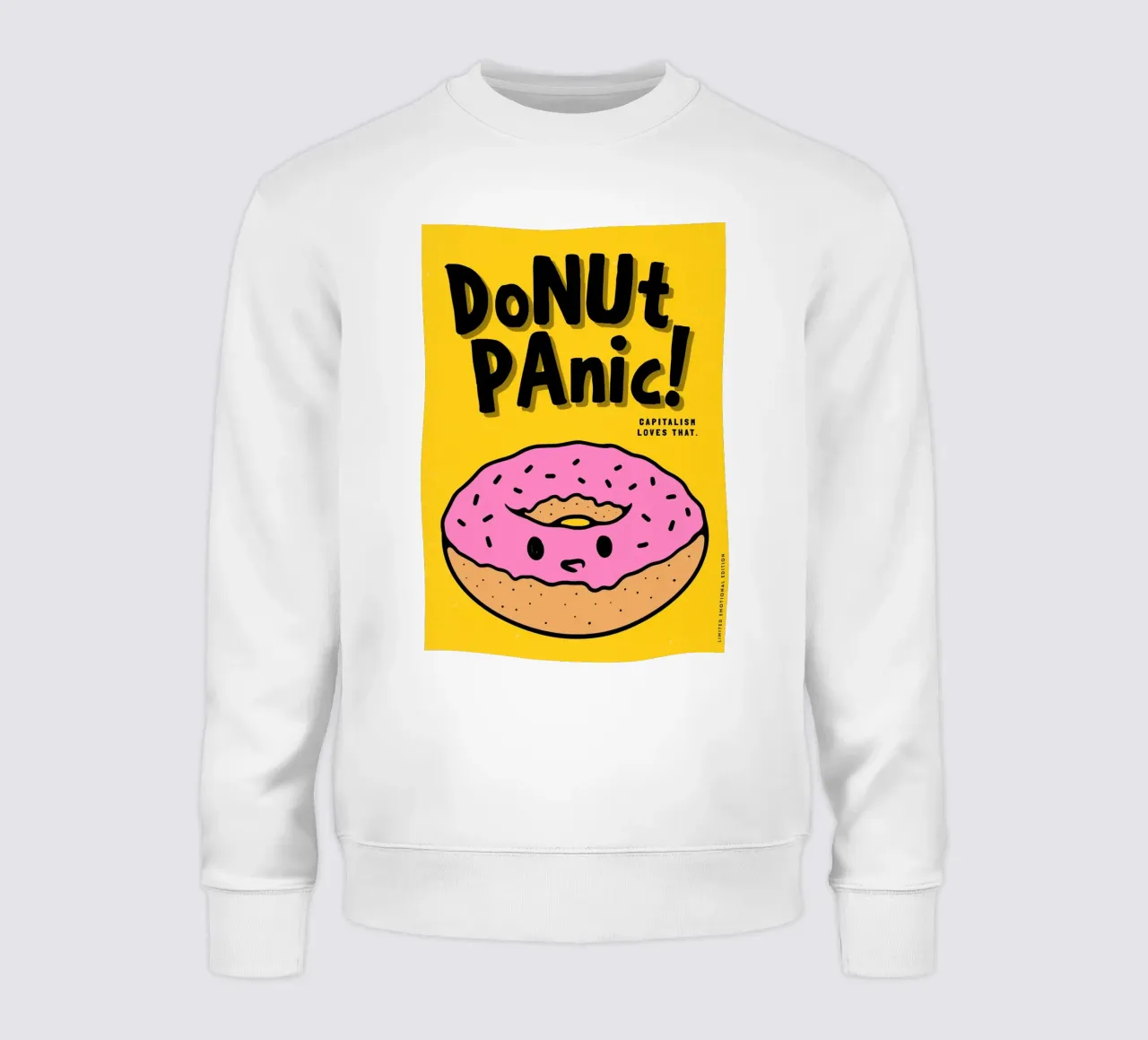 Donut Panic! felpa da PurePeachArt