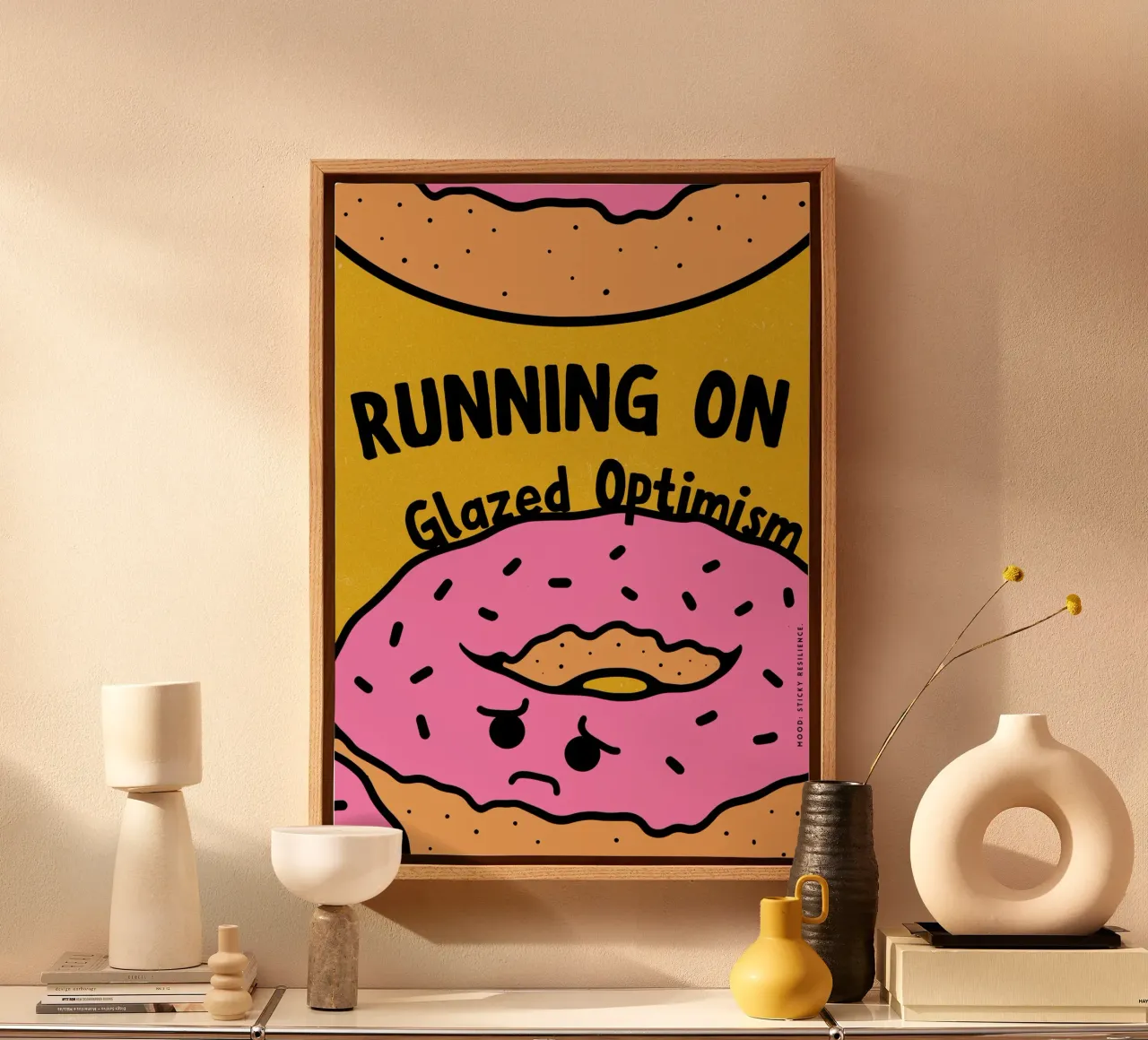 Running on Glazed Optimism tela da PurePeachArt