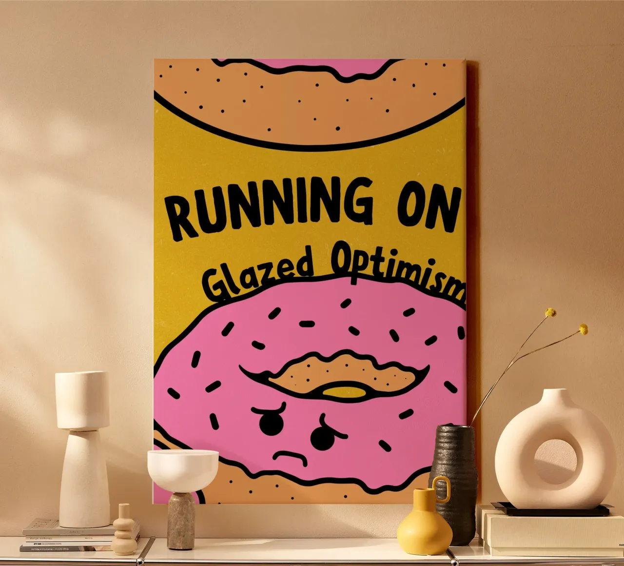 Running on Glazed Optimism tela da PurePeachArt