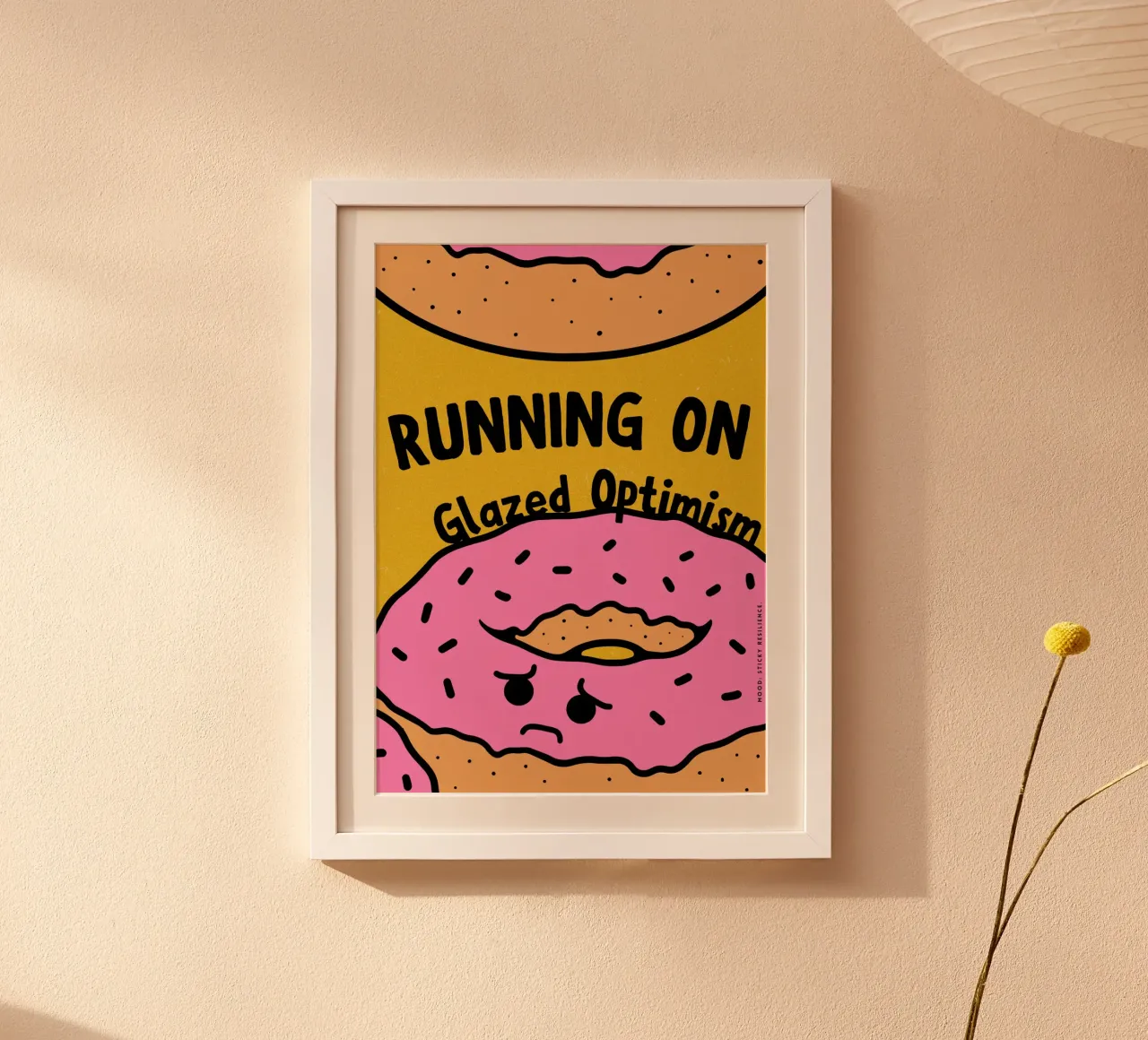 Running on Glazed Optimism poster da PurePeachArt