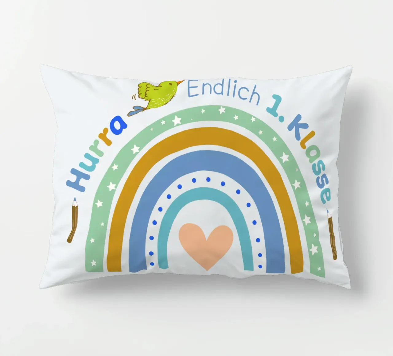 Hooray. I'm finally going to first class. decorative cushion by CalliLetters