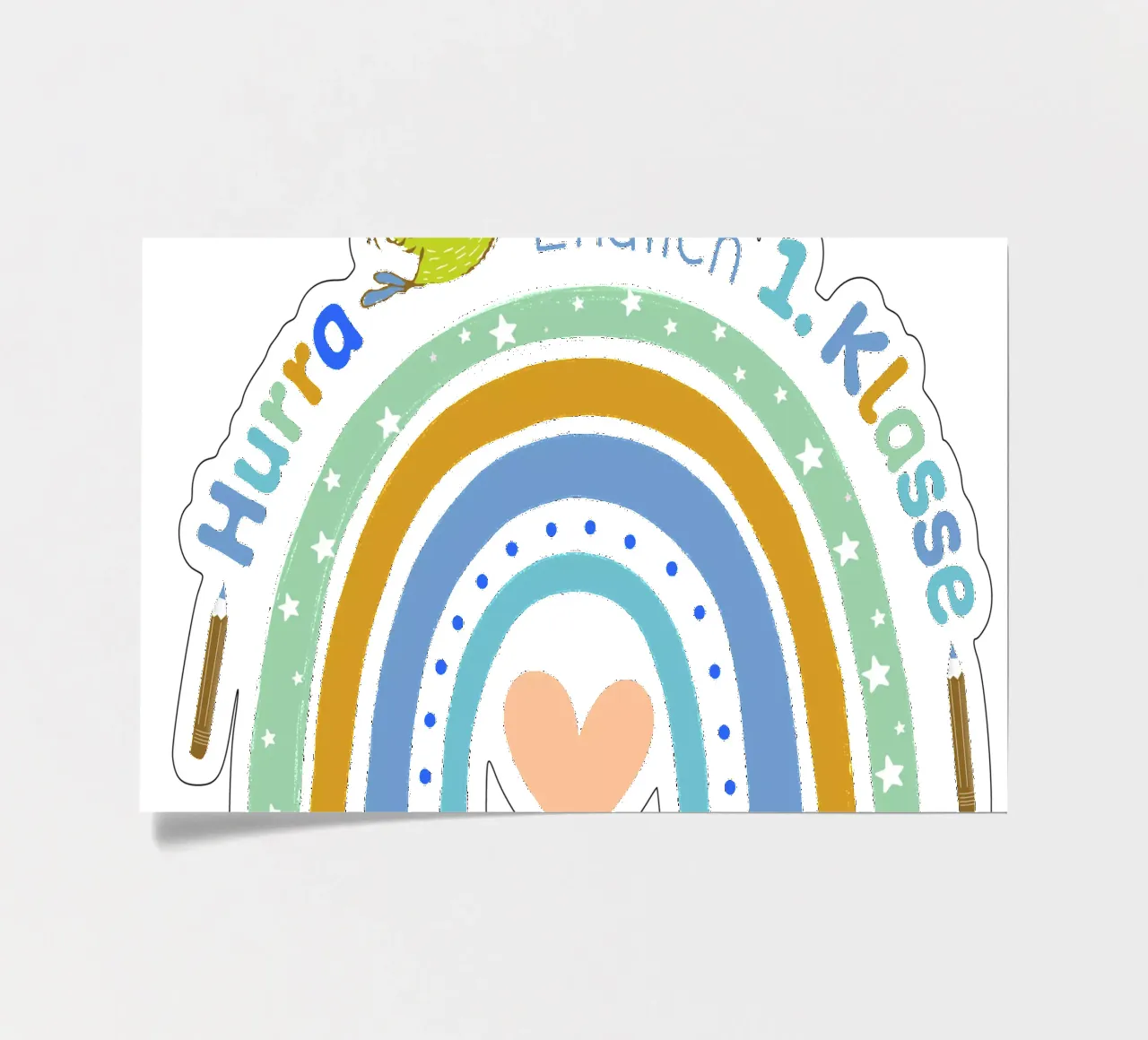 Hooray. I'm finally going to first class. sticker sheet by CalliLetters