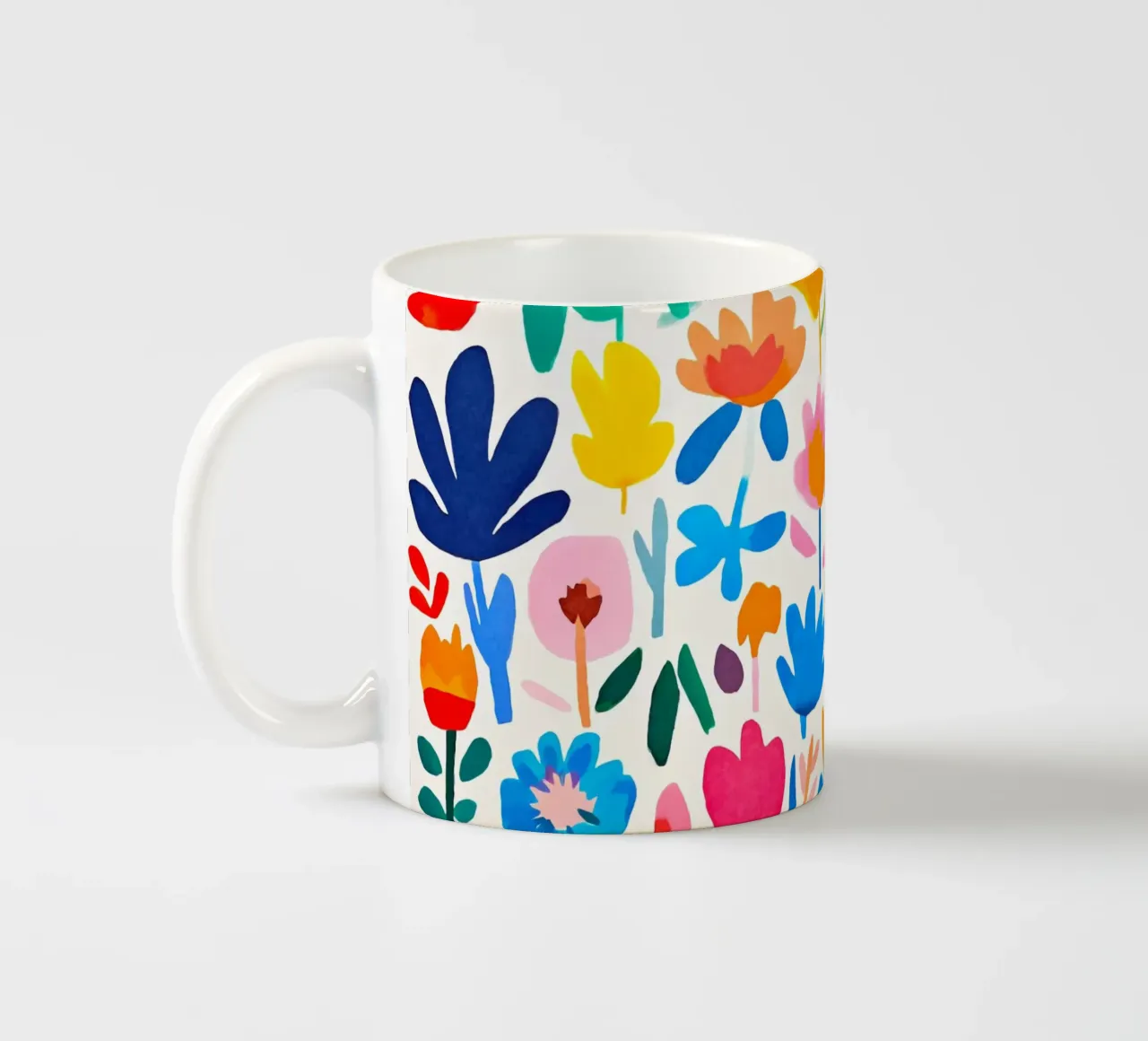 Giardino fiorito multicolore Groovy Matisse tazza in ceramica da Andrea Haase Modern Home