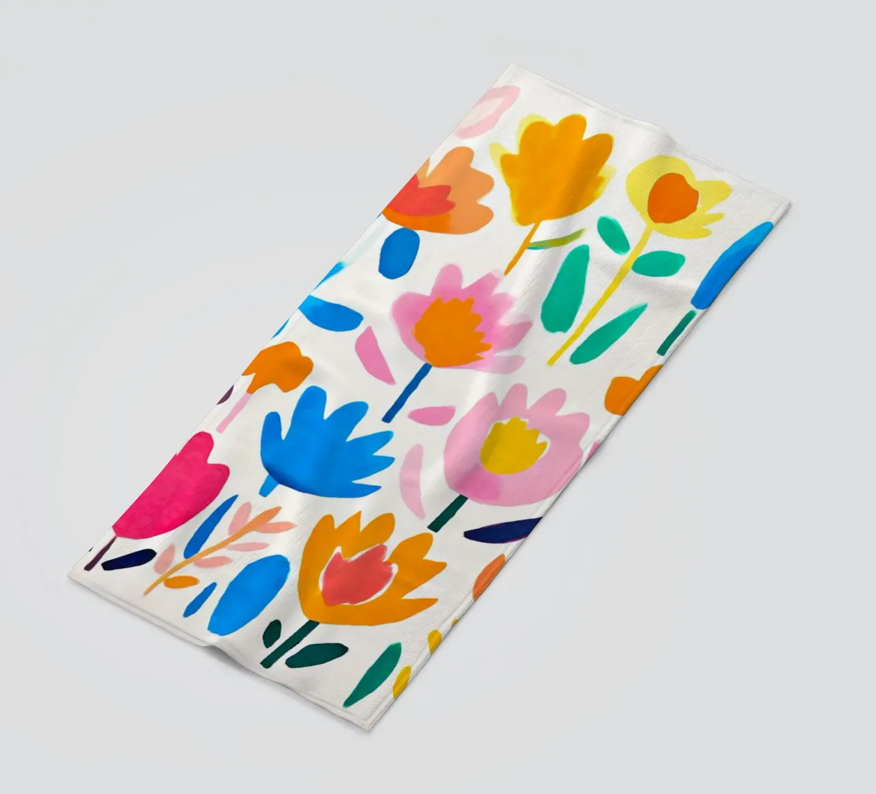 Giardino fiorito multicolore Groovy Matisse telo mare da Andrea Haase Modern Home