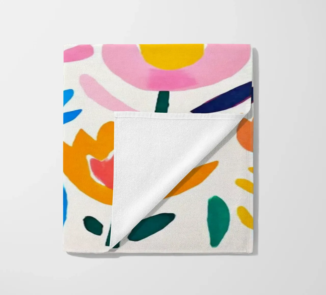 Giardino fiorito multicolore Groovy Matisse telo mare da Andrea Haase Modern Home