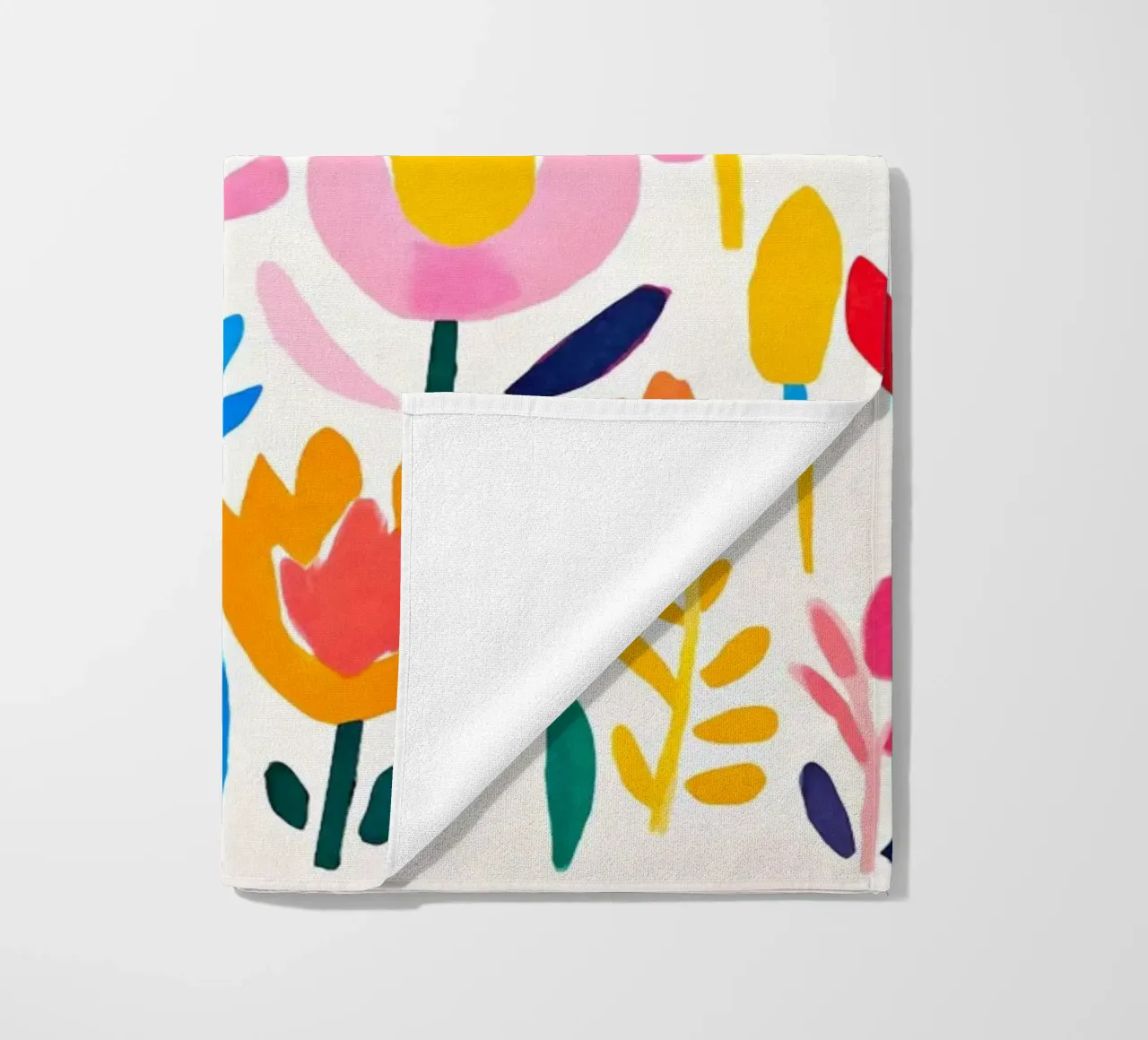 Giardino fiorito multicolore Groovy Matisse telo mare da Andrea Haase Modern Home