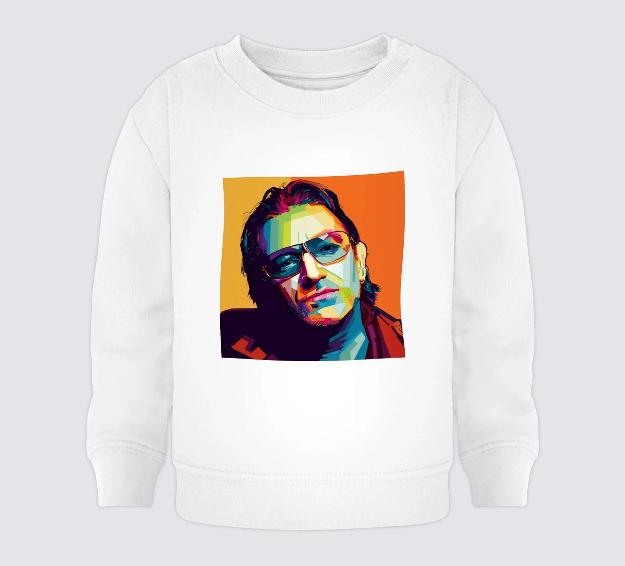Paul David Hewson WPAP felpa neonato da KP Artwork